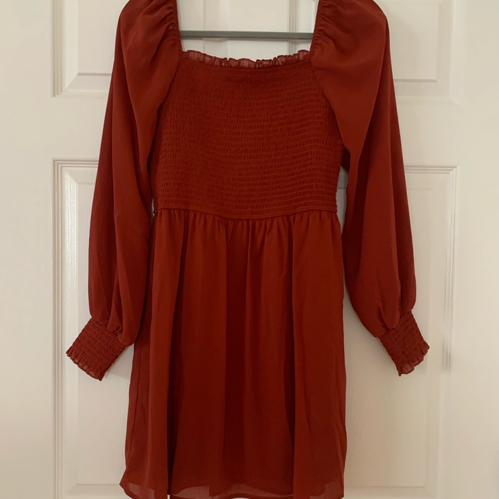 NWT Inspired Hearts long sleeve dress M